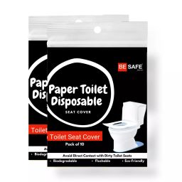 Besafe Forever Disposable Paper Toilet Seat Cover, 20 Sheets, Black-image-28