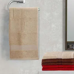 LORENA 100% Cotton Super-Soft Terry Towels -6pc Hand Towel (d`ross) solid-multi-image-77