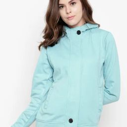 Belle Fille Turquoise Regular Fit Jacket-picture-8