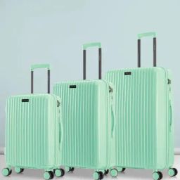 Nasher Miles Pondicherry Hard-side Polypropylene Luggage Set of 3 Mint Green Trolley Bag(55,65&75Cm)-image-8