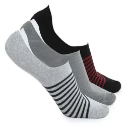 Crusset Multicolor Cotton Blend Shoe liners Socks - Set of 3-2