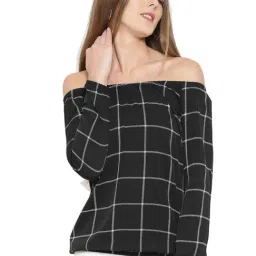 Rare Black Check Top-picture-10