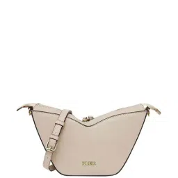 KLEIO Cream Solid Small Sling Handbag-picture-23