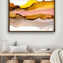 The Art House Abstract Multicolor Canvas Painting-image-52