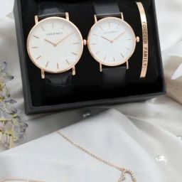 Joker & WItch JWGS2 Analog Couple Watch with Bracelet and Necklaces-image-66