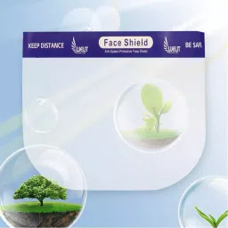 Zureni 350 Micron Disposable Face Shield with Adjustable Elastic Strap ZN5156 image 2