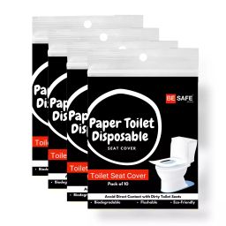 Besafe Forever Disposable Paper Toilet Seat Cover, 40 Sheets, Black-image-26