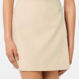 Forever New Edie Petite Buckle Detail Wrap Skirt-image-2