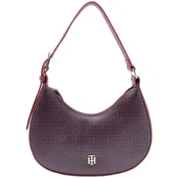 TOMMY HILFIGER Navy & Rouge Logo Hobo Bag-picture-1