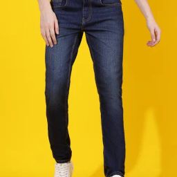 Belliskey Blue Denim Skinny Solid Jeans-image-37