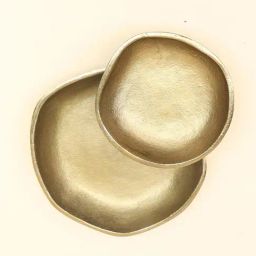 Muun Home Gold Aluminium Comet Bowl (50 ml)-33