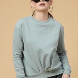 Rigo Jade Green Printed Pullover-image-87