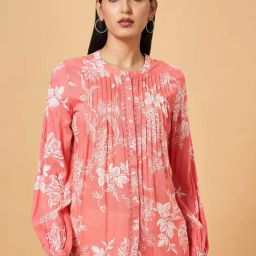 Marigold Lane Pink Floral Print Top-picture-21
