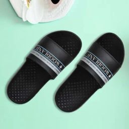 Woodland Men's Black Slides-picture-14