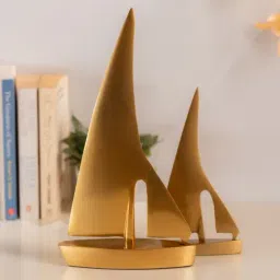 S. G. Home Sail Boats Golden (Set of 2)-image-52