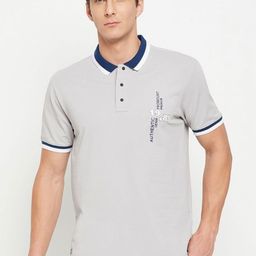 MOUNTAIN COLOURS Men Dri-Fit Typography Printed Polo Collar T-shirt-image-94