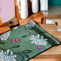 Aura Green Set of 1 Water Resistant Shelf Liner Organisers-13