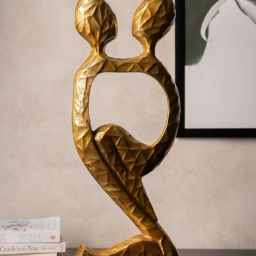 S. G. Home Golden In Love Decor Sculpture Art Piece-image-34