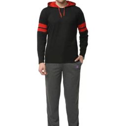 Vimal Jonney Multi Cotton Regular Fit Striped Nightwear Set-image-85