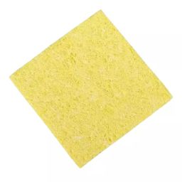 SCHOFIC Soldering Iron Tip Cleaning Sponge 60x60 mm Yellow for Cleaning Oxidation And Debris From Soldering Iron Tips (Pack of 10)-10