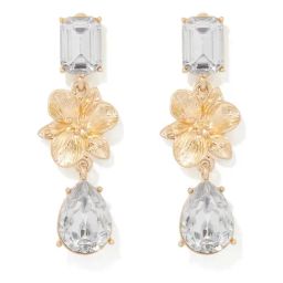 Forever New Signature Blythe Glass Flower Dangler Earrings for Women-image-69