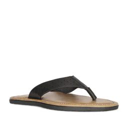 Bata Men's NIGEL E Black Thong Sandals-image-58