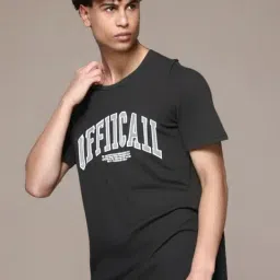 Vimal Jonney Black Regular Fit Printed T-Shirt-picture-42