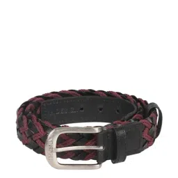 Hidesign Torino 02 Mel Ranch Red Leather Waist Belt for Men-image-15
