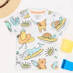 Pantaloons Baby Bright White White T-Shirt-image-70
