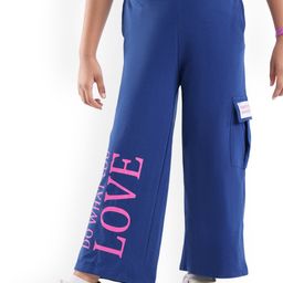 Honeyhap Boys Typography Printed Pure Cotton Mid-Rise Track Pants-image-34
