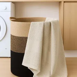 Haus & Kinder Beige Cotton Bath Towel Pack of 1-picture-37