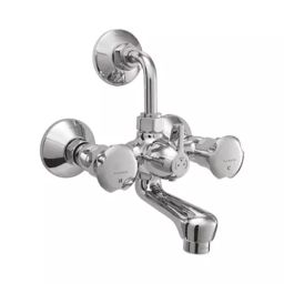 PLUMBER NECTAR Telephonic Wall Mixer with L Shaped Tubular Bend Set, NEC-5100-LB-26