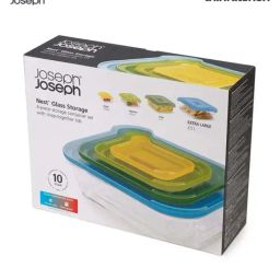 Joseph Joseph Multicolor Nest Glass Storage - Set of 4 image 3