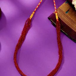 P.N.Gadgil Jewellers Saundarya Yellow Gold Thushi Necklace For Women-image-30