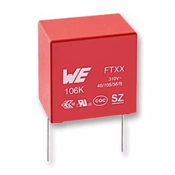 WURTH ELEKTRONIK Noise Suppression & Safety Capacitor, 0.22µf, 310Vac, 10%, Pp, 890334026003-image-57