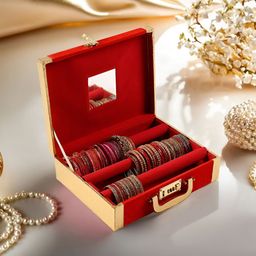 Aura Red Set of 1 Regular Drawer Organiser Organisers-0