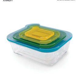 Joseph Joseph Multicolor Nest Glass Storage - Set of 4 image 5