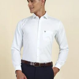Allen Solly White Cotton Slim Fit Shirt-image-47