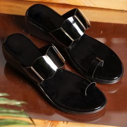 Froh Feet Women Solid Wedge Sandals-58
