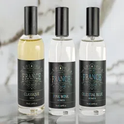 Eau DuFrance Set Of 3 Classique With Pink Wink & Celestial Blue Eau De Parfum - 50 ml Each-93