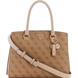 Guess Latte NOELLE Medium Girlfriend Satchel-picture-7