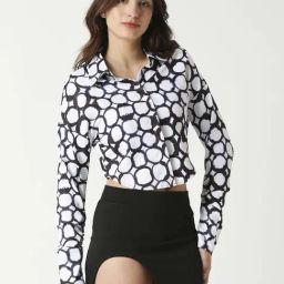 Remanika Black Printed Shirt-image-22