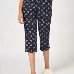 Dreamz By Pantaloons Navy Cotton Comfort Fit Print Capris-picture-21