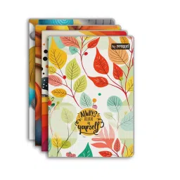 Pragya Premium A4 Single Ruled Blank Journal 58/60 GSM 392 Pages with Soft Cover 21x29.7 cm (Pack of 4)-25