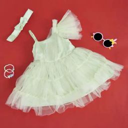 Pantaloons Baby Kids Green Cotton Regular Fit Dress-image-59