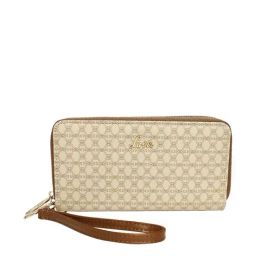 Lavie Savy Beige Printed Zip Around Wallet for Women-35