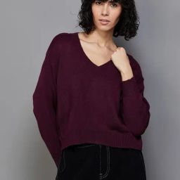 Ginger by Lifestyle Purple Reguler Fit Pullover-picture-27