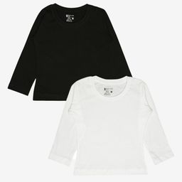 Bodycare Girls Pack Of 2 Solid Round Neck Cotton T-shirts-image-13