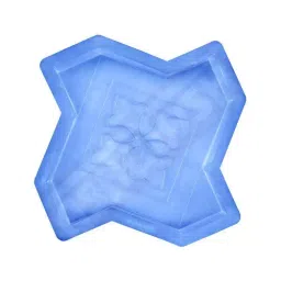 Ashutosh Rubber T12 Blue Flower Star Paver Mould 60 mm-25
