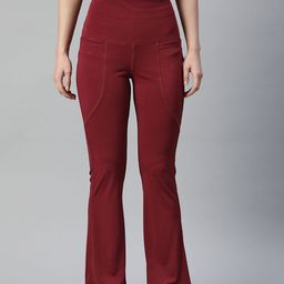 plusS Women Solid Regular Fit Track Pants-image-30